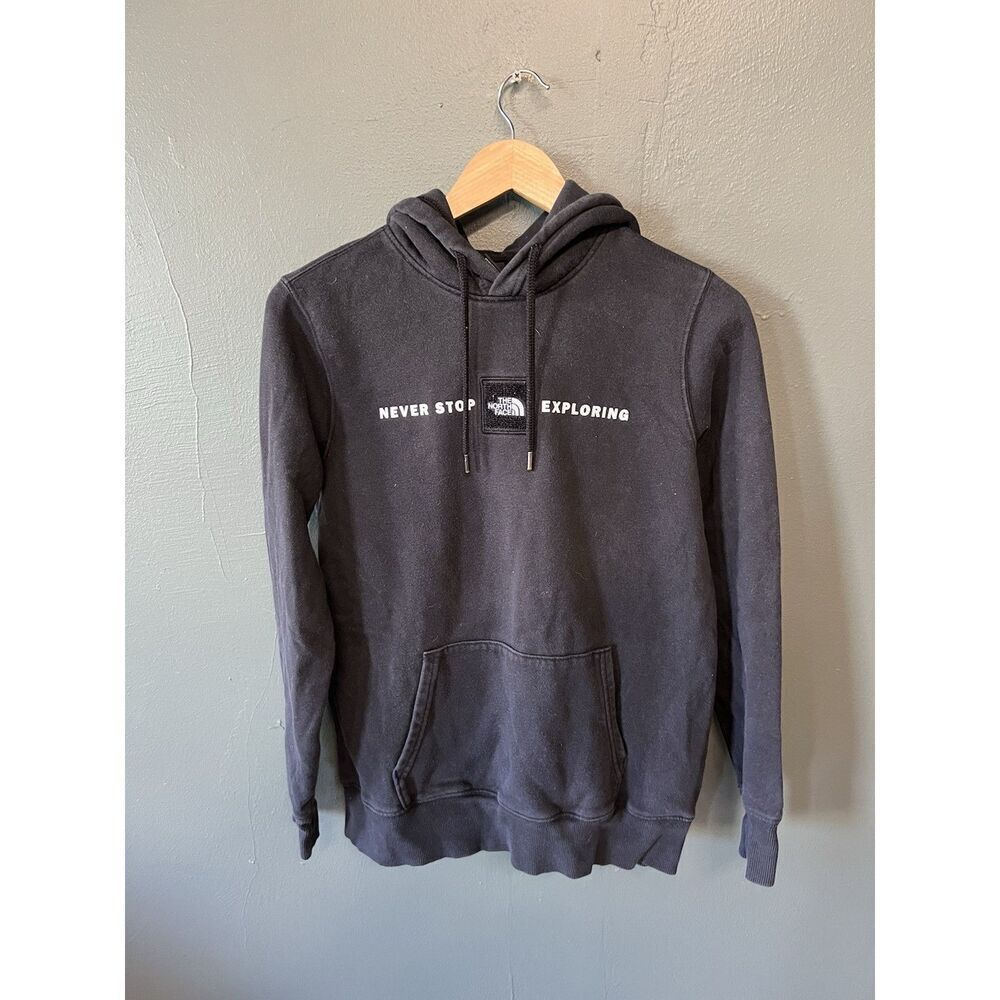 The North Face Womens Black Pullover Hooded Sweatshirt Size Small